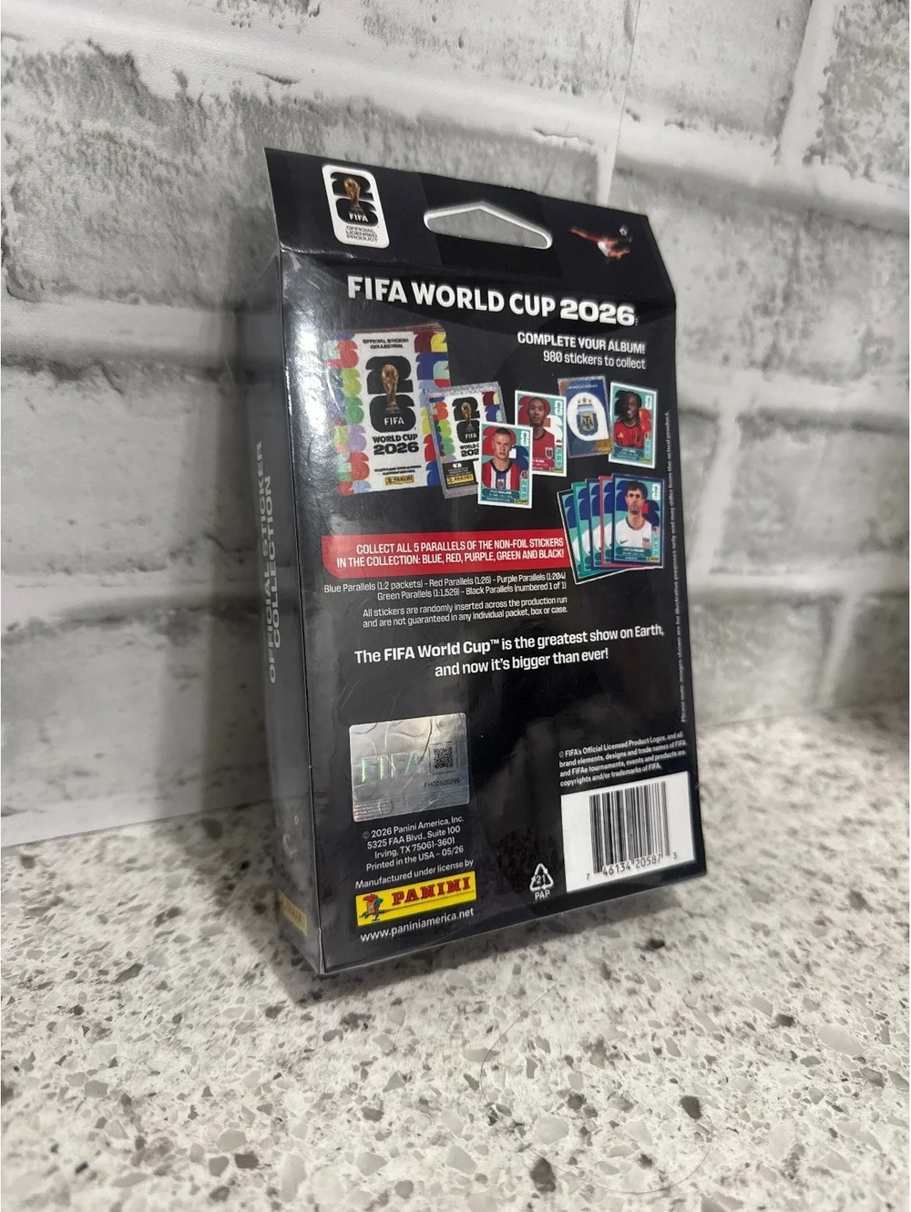 Panini FIFA World Cup 2026 Sticker Pack - 8 Packets with Exclusive Trading Card